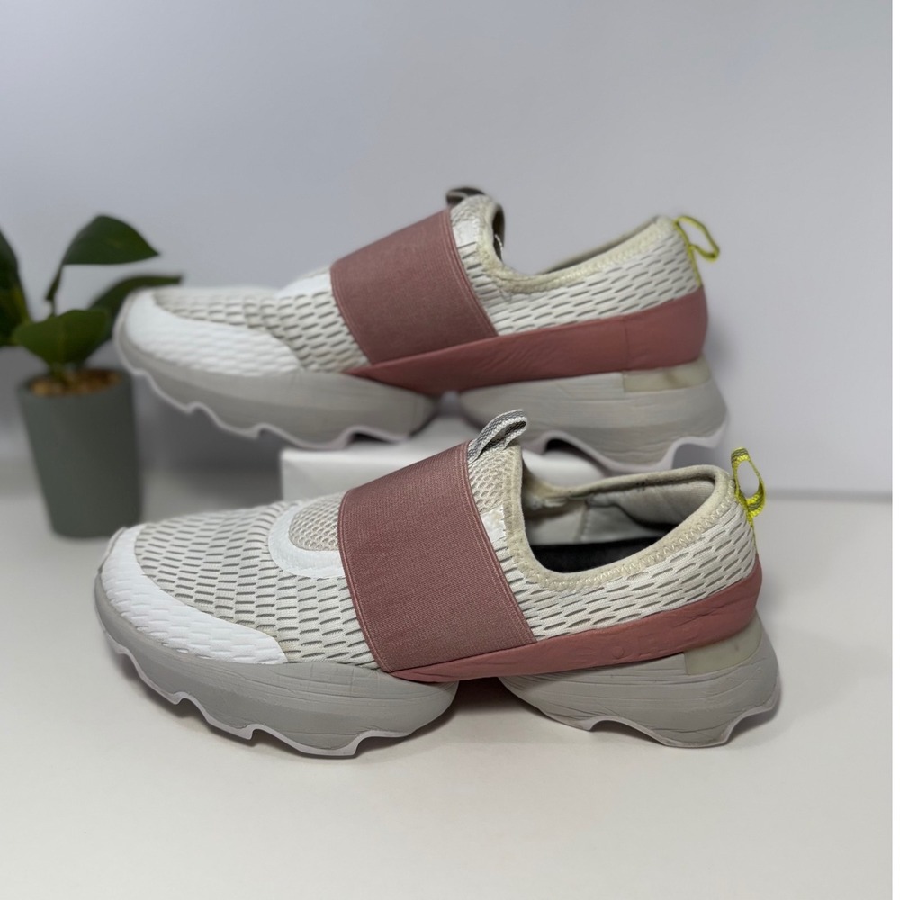 Sorel Womens‎ Kinetic Impact Slip On Sneakers Walking Shoes White 8.5